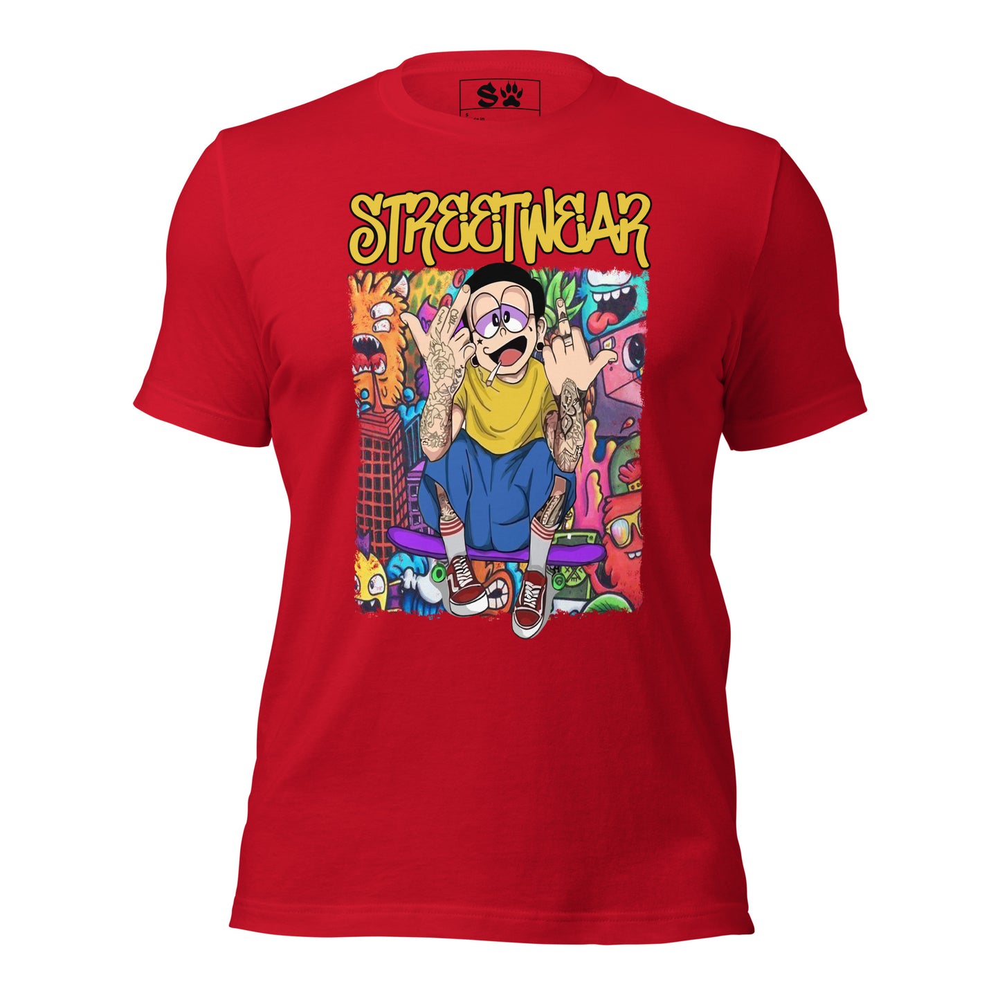 Middle finger streetwear Unisex t-shirt