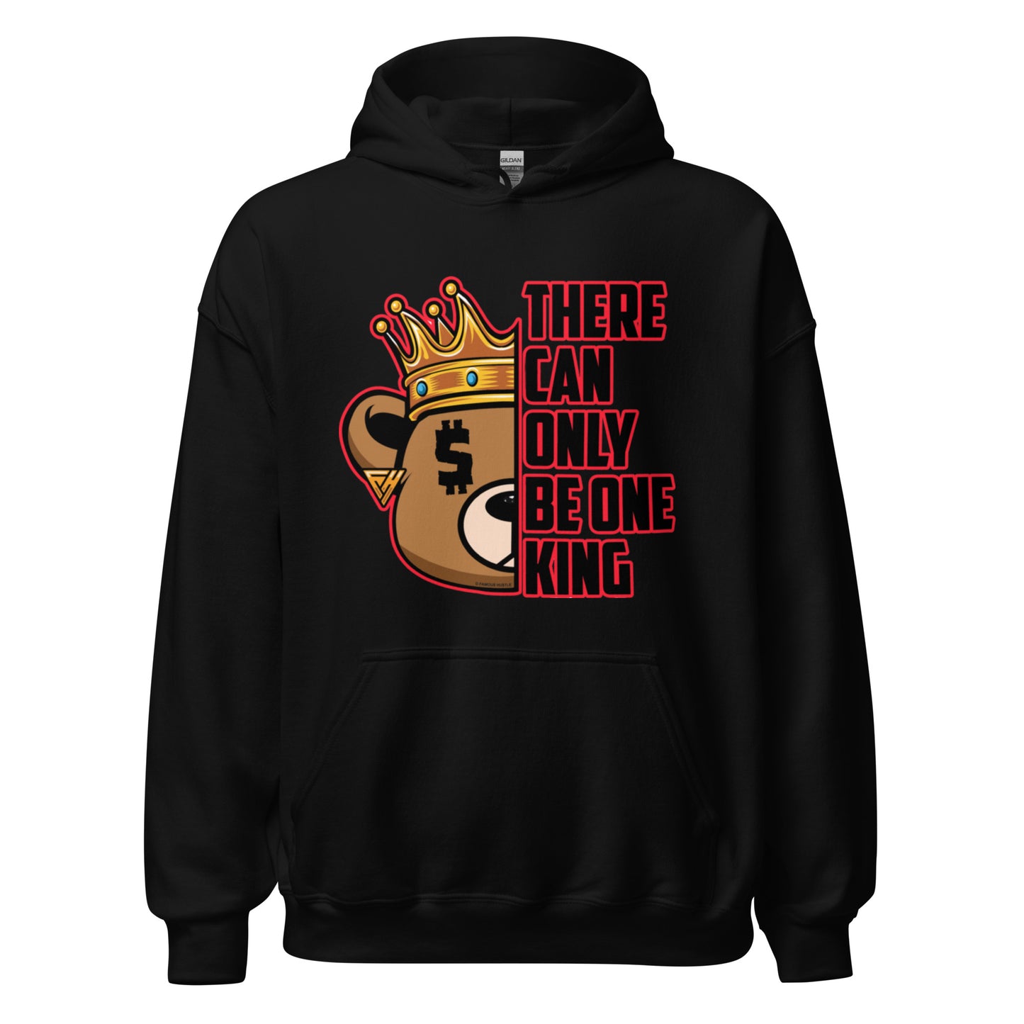 There Can Only Be One King Bear Unisex Hoodie