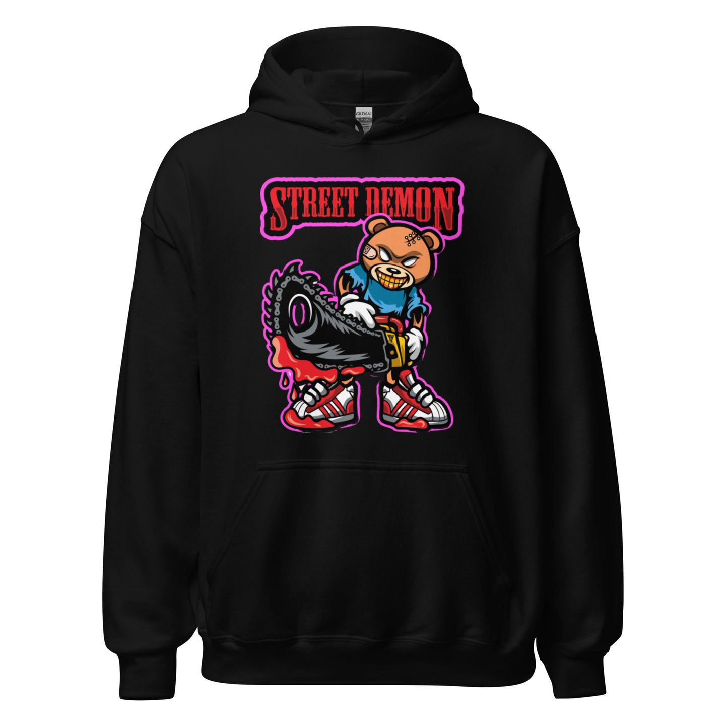 Street Demon Saw Bear Unisex Hoodie