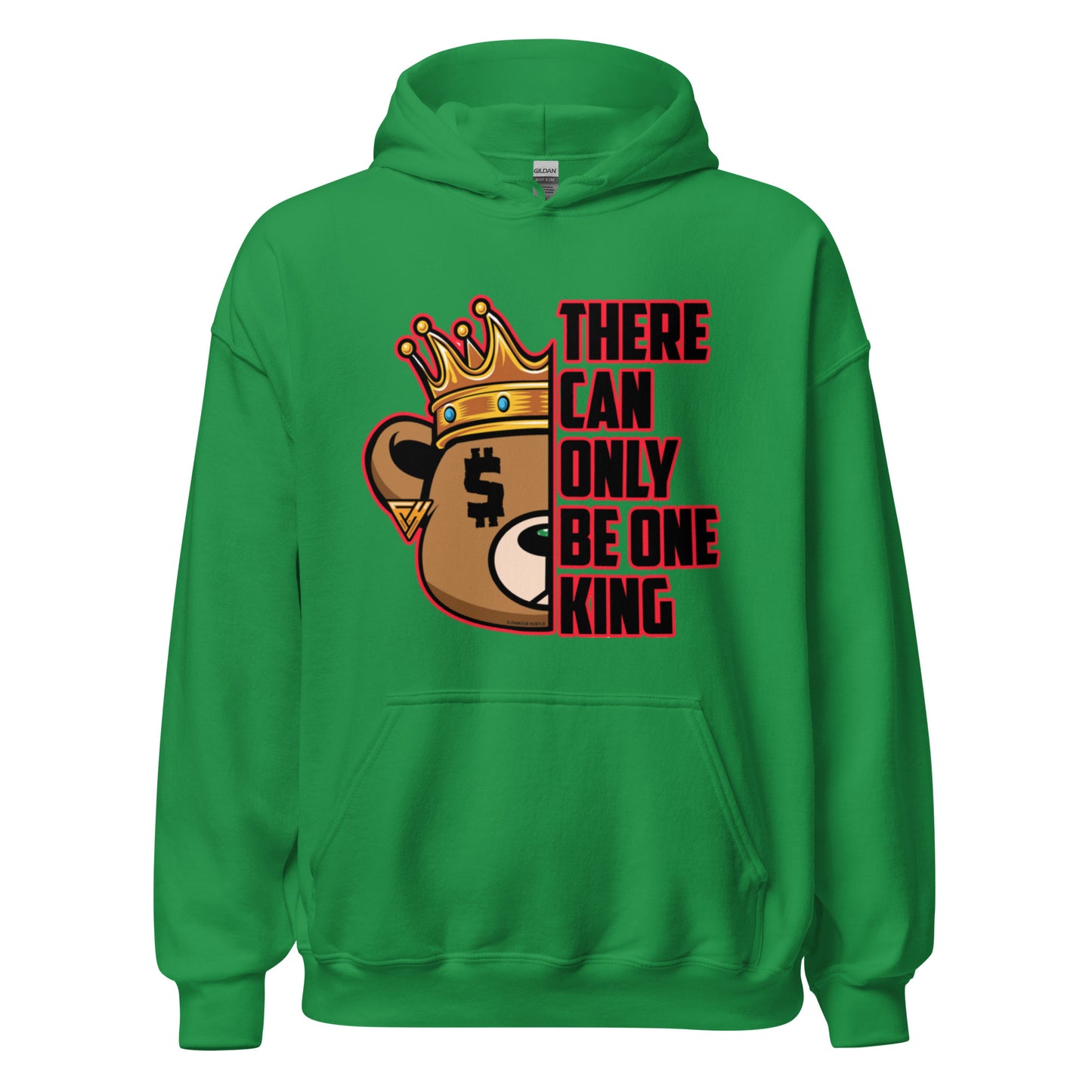 There Can Only Be One King Bear Unisex Hoodie