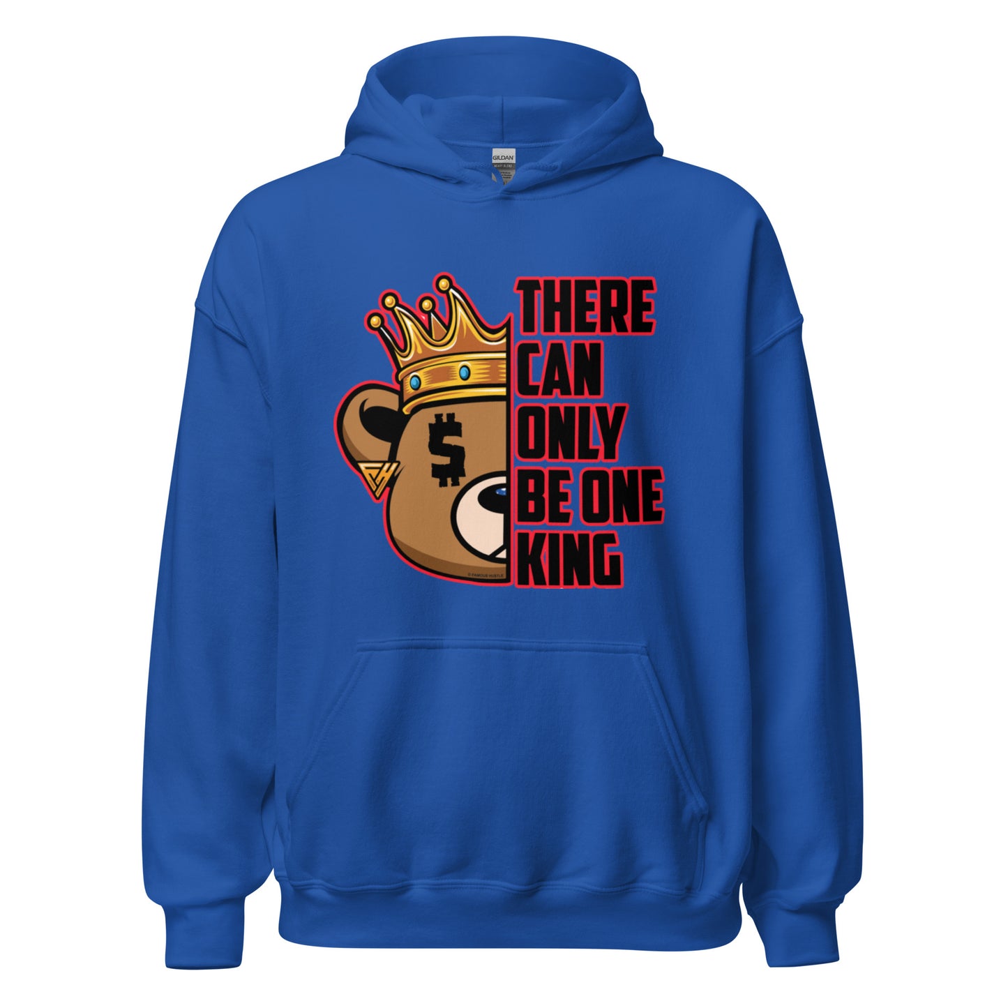 There Can Only Be One King Bear Unisex Hoodie