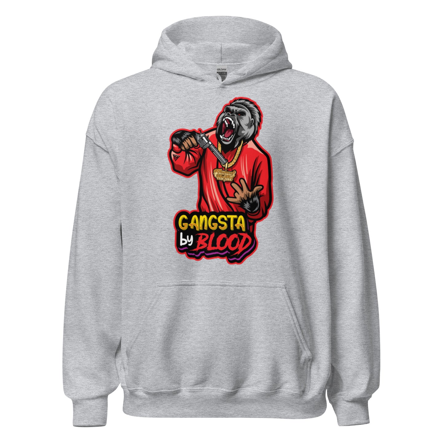 Gangsta By Blood Unisex Hoodie