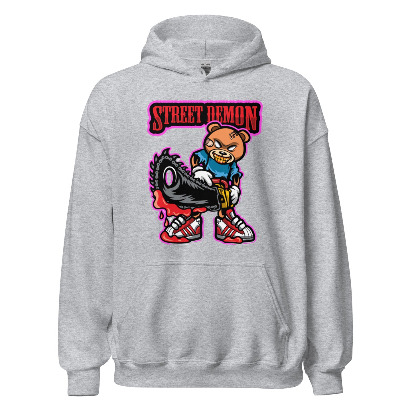 Street Demon Saw Bear Unisex Hoodie