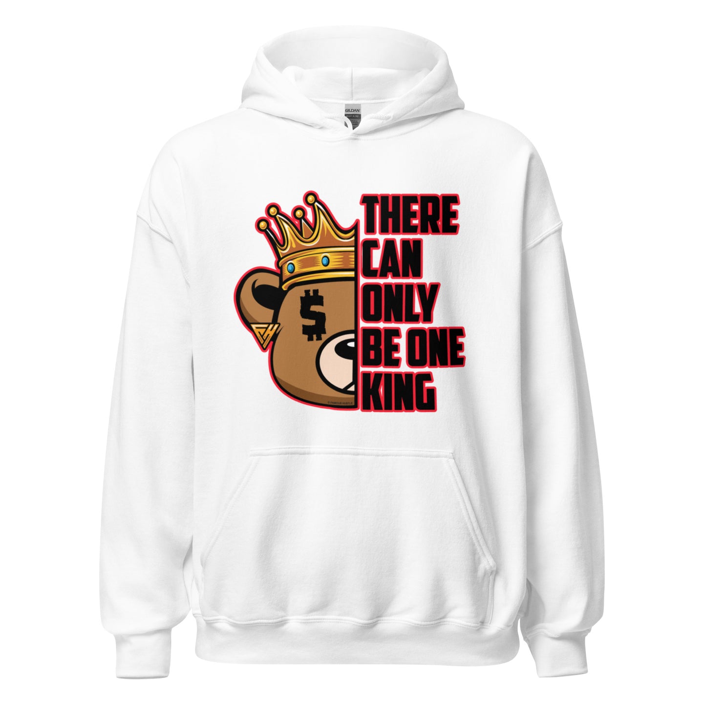 There Can Only Be One King Bear Unisex Hoodie