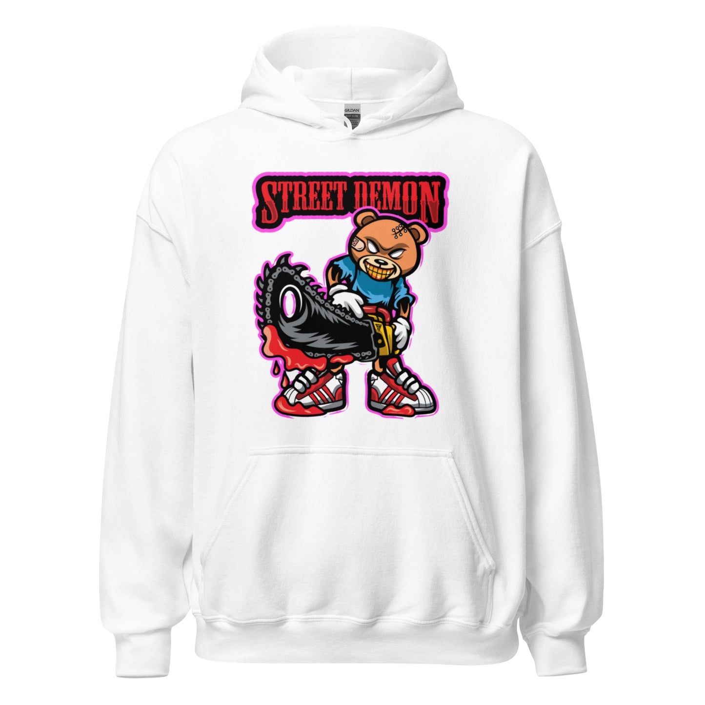 Street Demon Saw Bear Unisex Hoodie