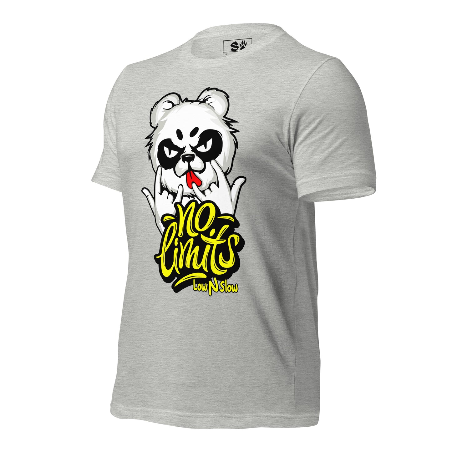 No limits panda Unisex t-shirt