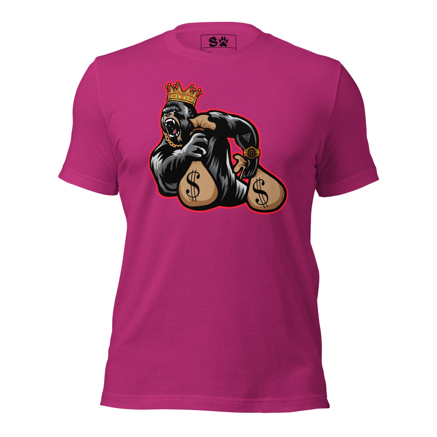 Gorilla Money Bags Unisex t-shirt