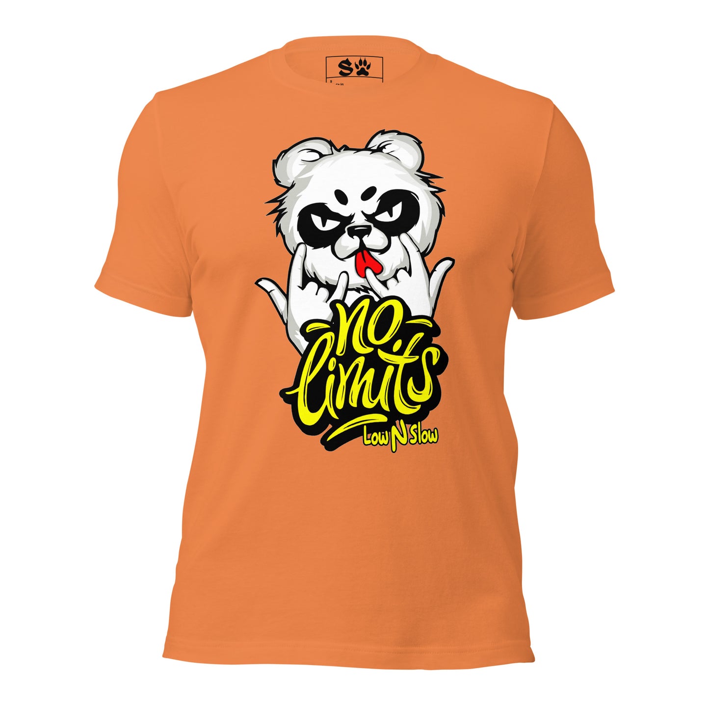 No limits panda Unisex t-shirt