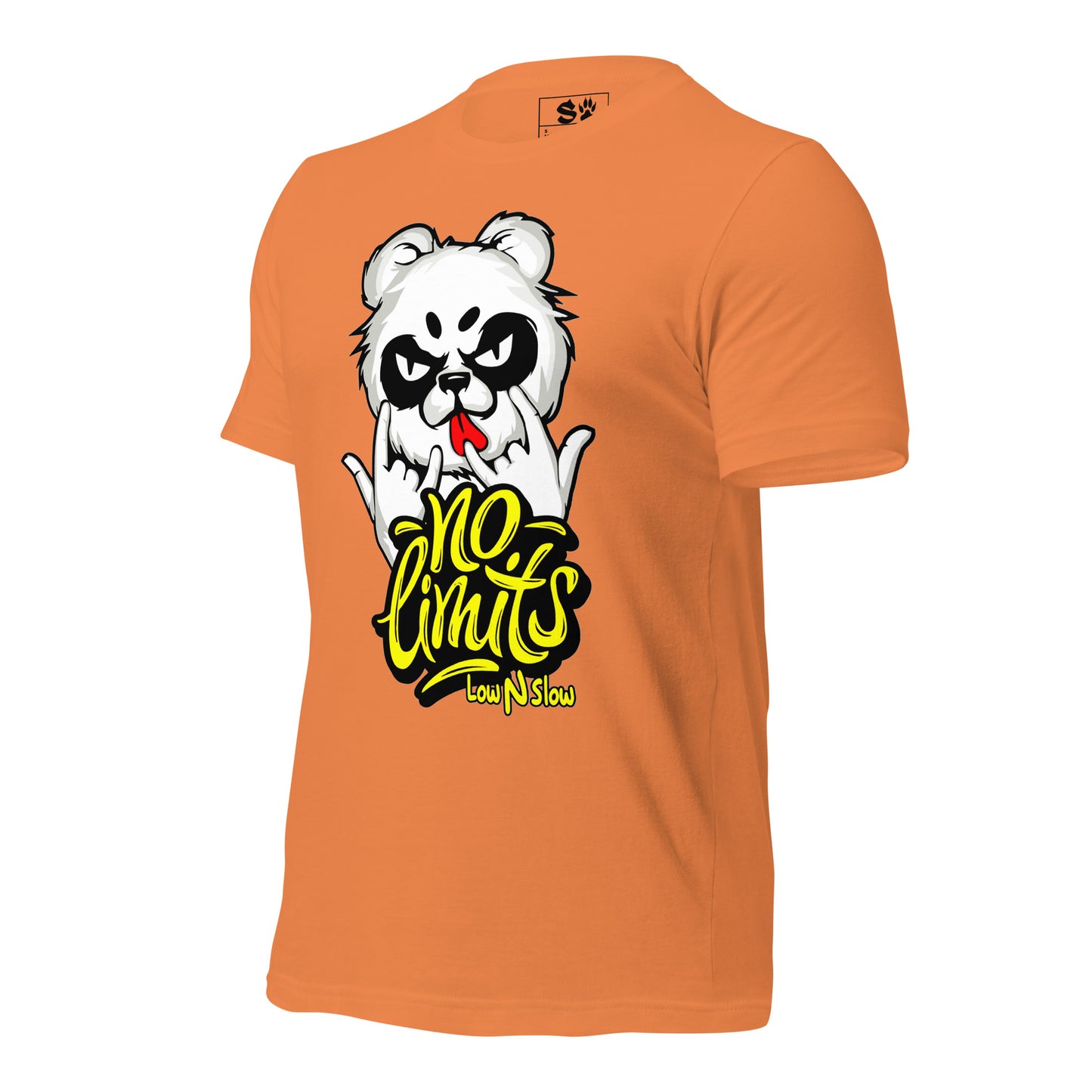 No limits panda Unisex t-shirt