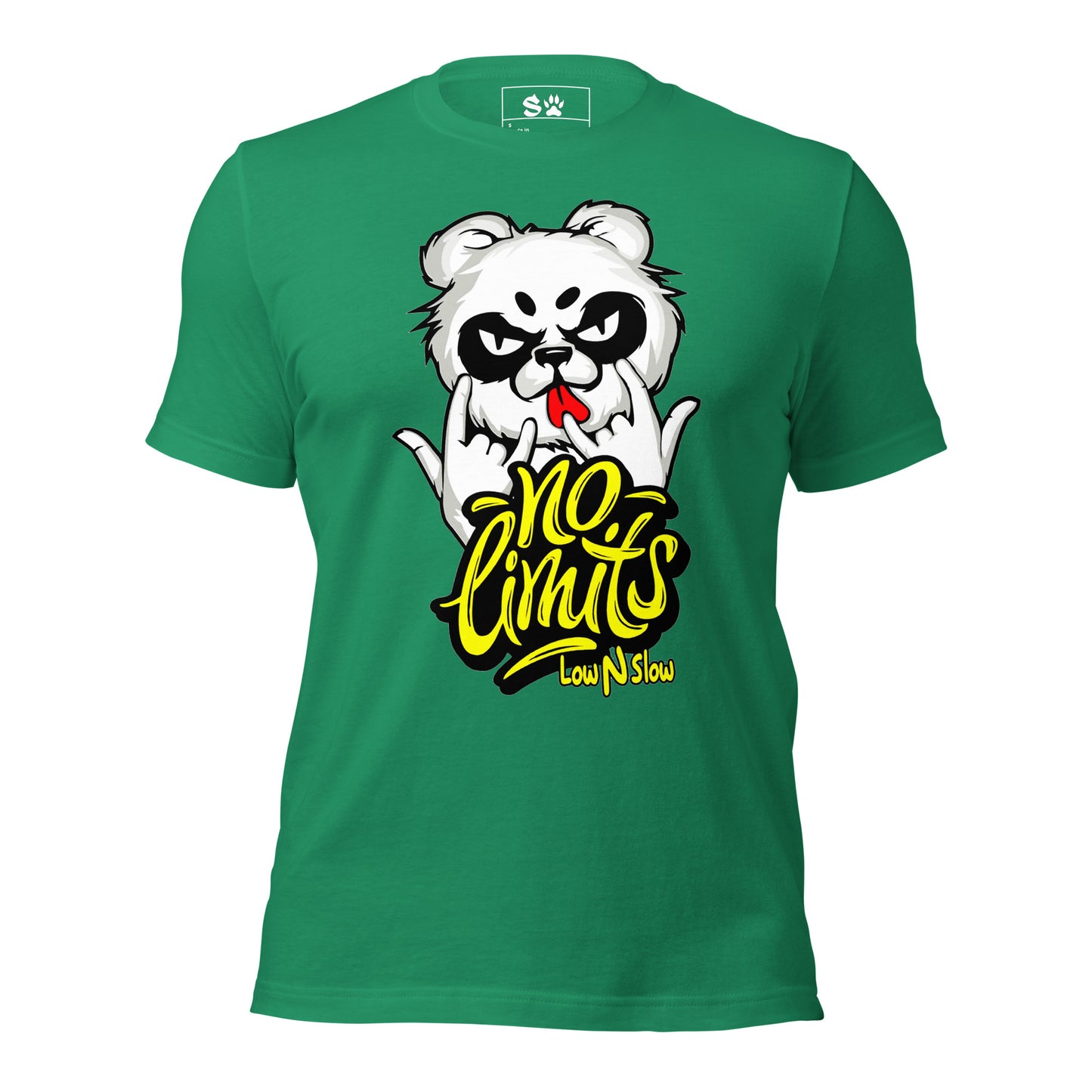 No limits panda Unisex t-shirt