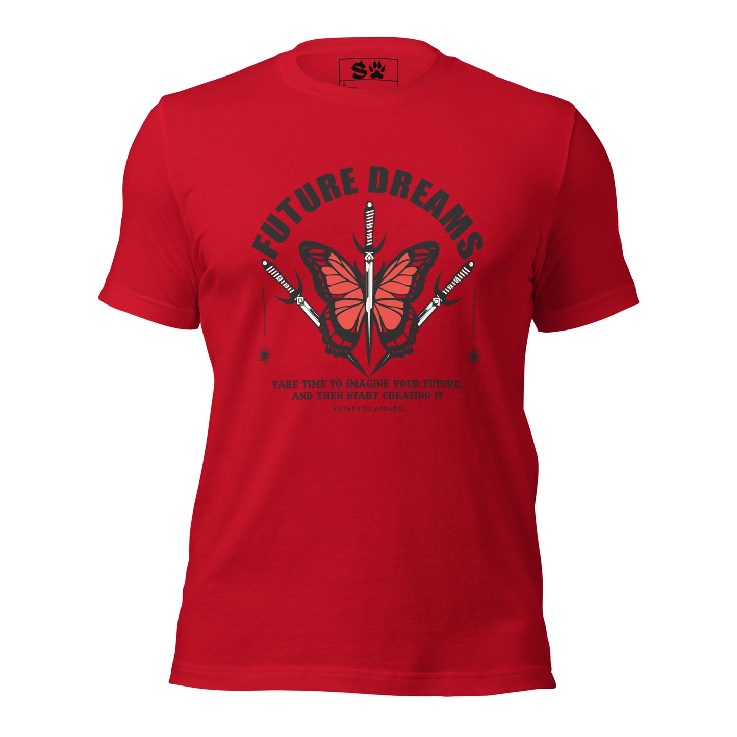 Future dreams butterfly Unisex t-shirt