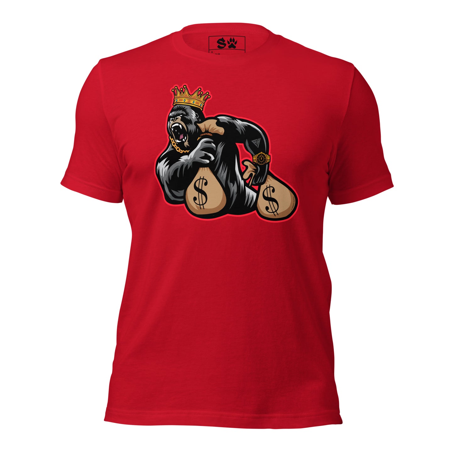 Gorilla Money Bags Unisex t-shirt