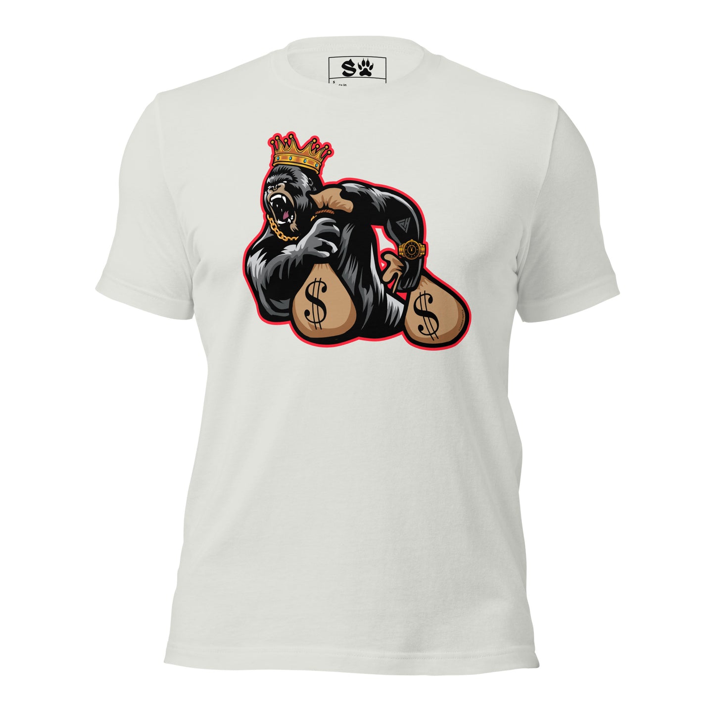 Gorilla Money Bags Unisex t-shirt