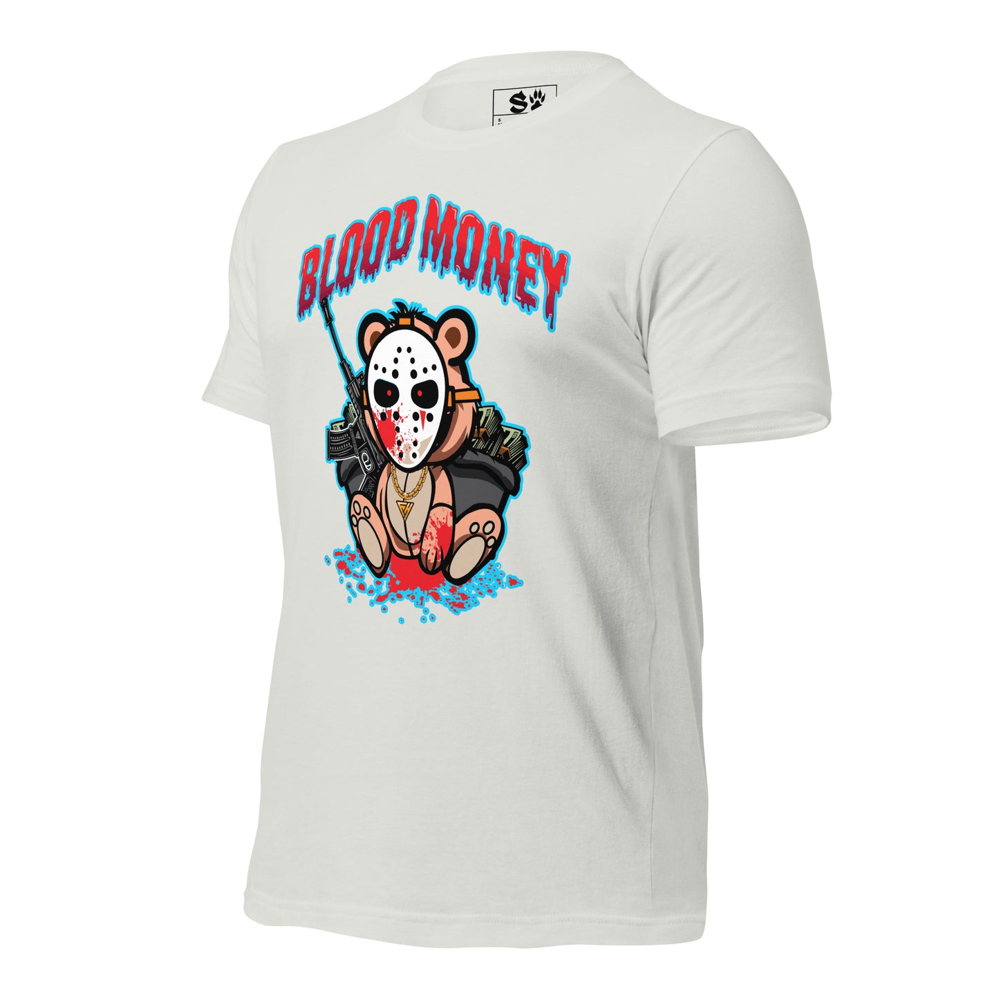 Blood Money Masked Bear Unisex t-shirt