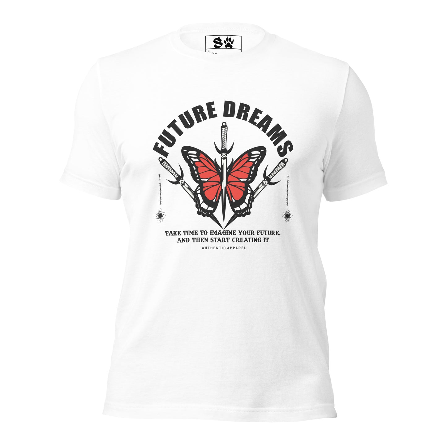 Future dreams butterfly Unisex t-shirt