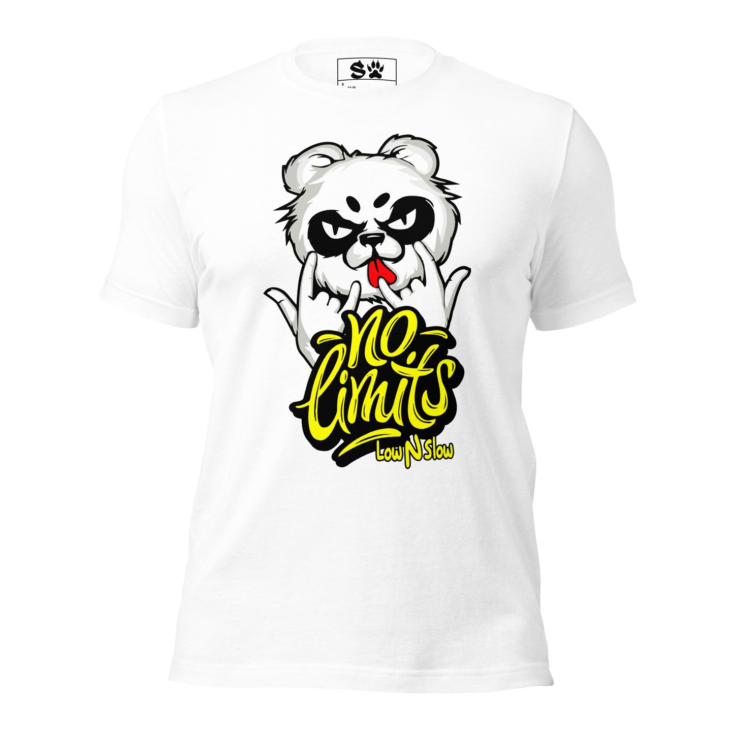 No limits panda Unisex t-shirt