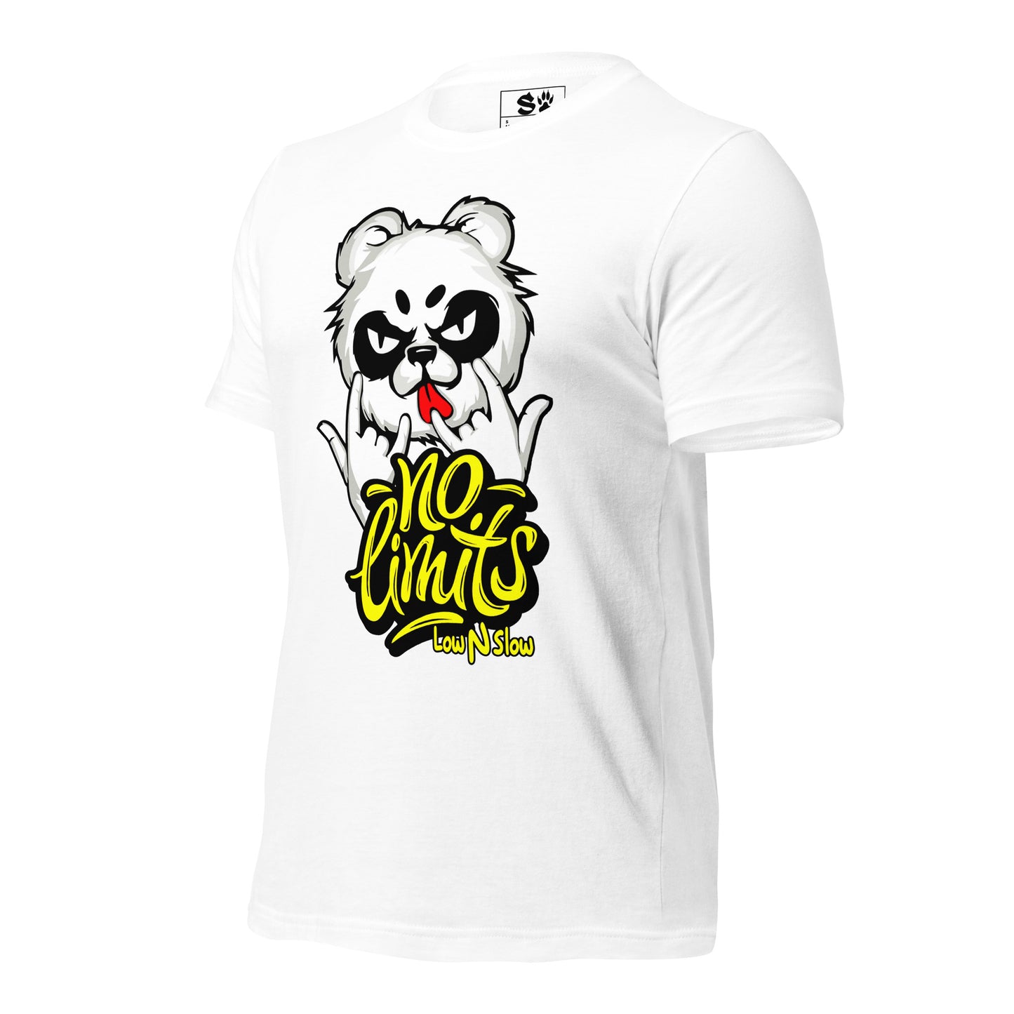 No limits panda Unisex t-shirt