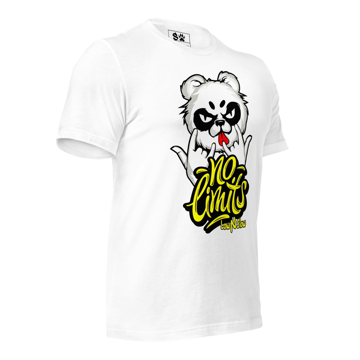 No limits panda Unisex t-shirt