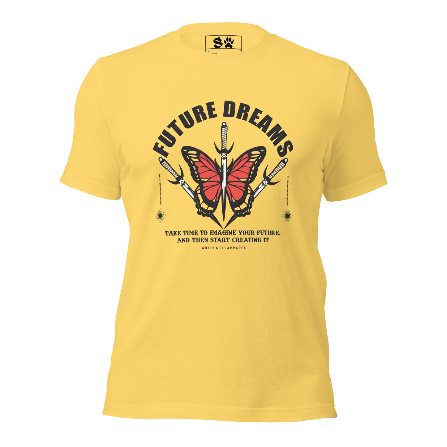 Future dreams butterfly Unisex t-shirt