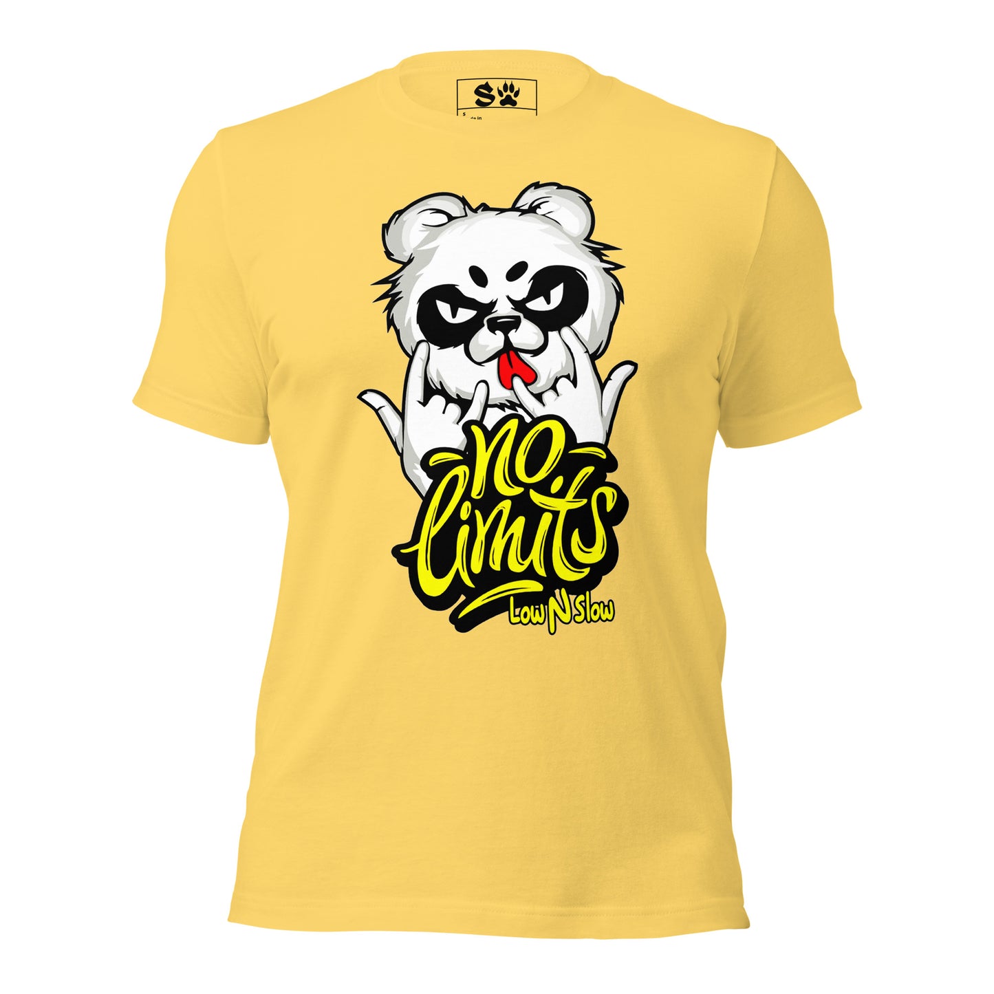 No limits panda Unisex t-shirt