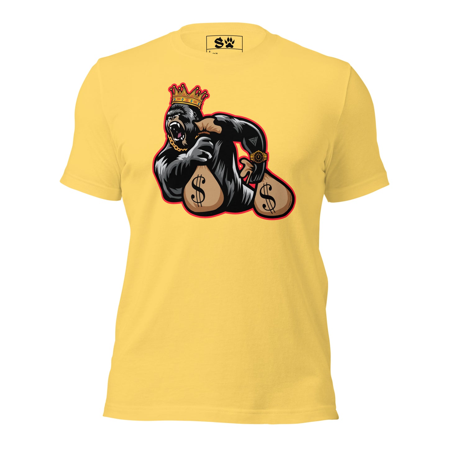 Gorilla Money Bags Unisex t-shirt